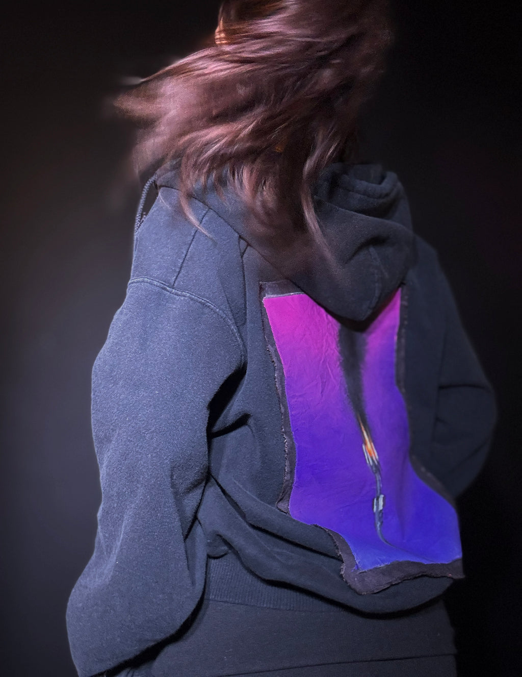 x Customized Vintage Hooded Zip-Up