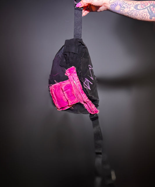 x Customized Waist Bag Distressed