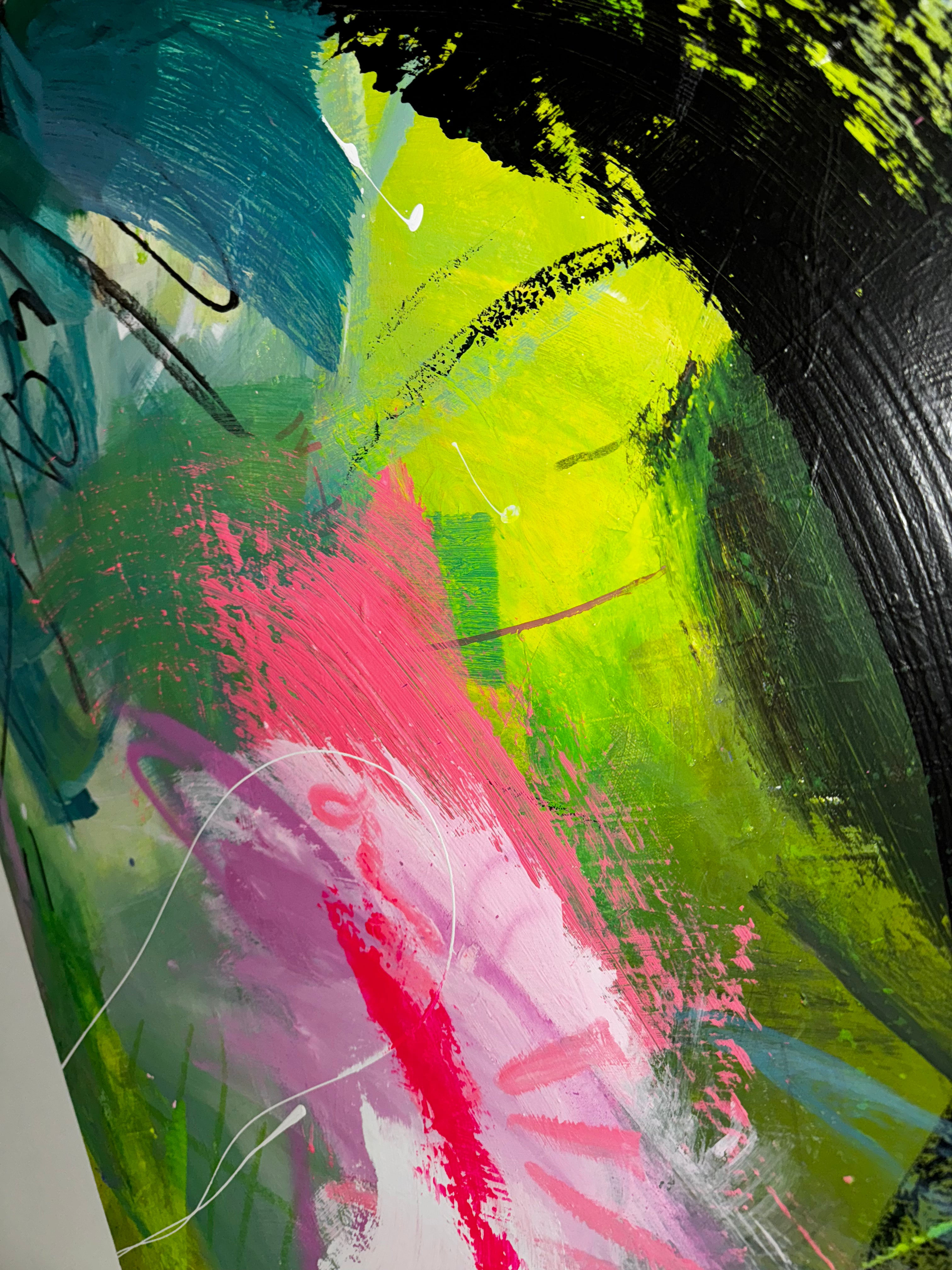 Abstract original IDEA 111 GREEN IS GOLD