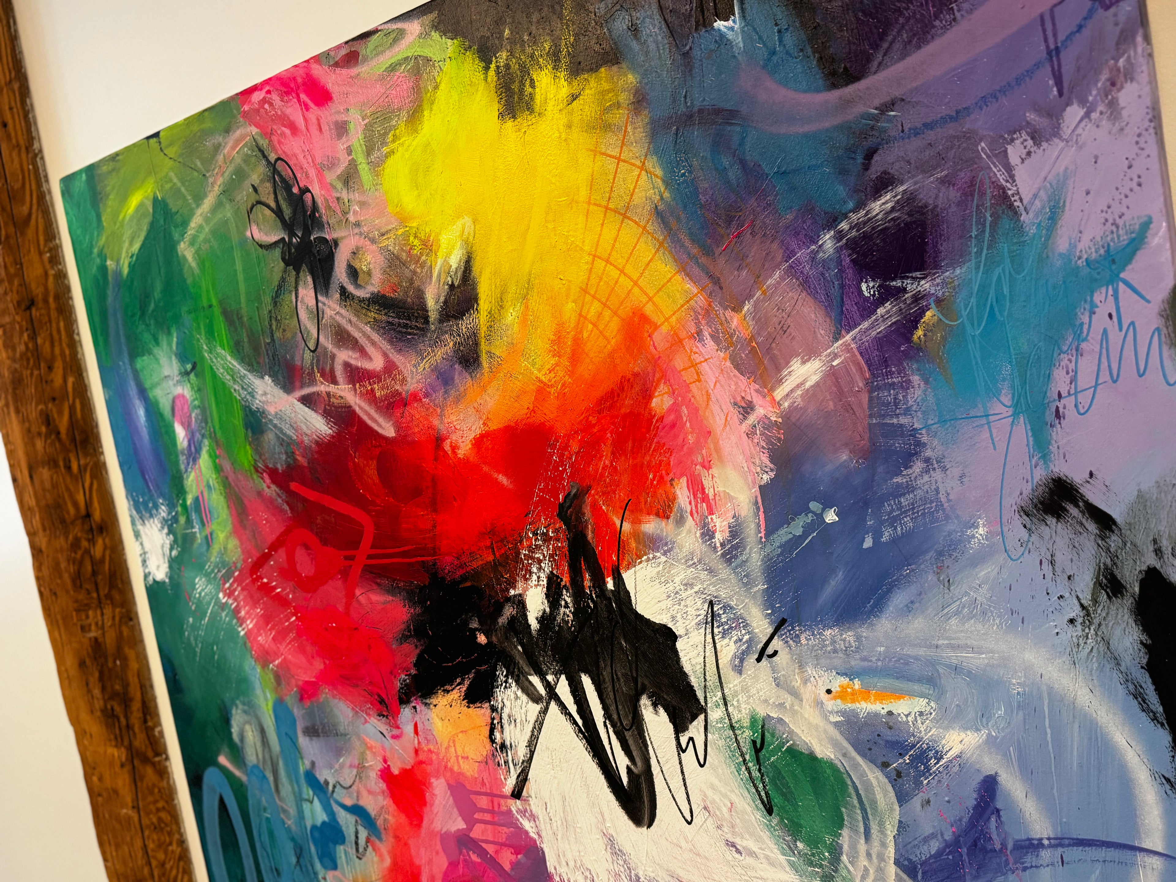 Abstract original OFF THE RADAR IV