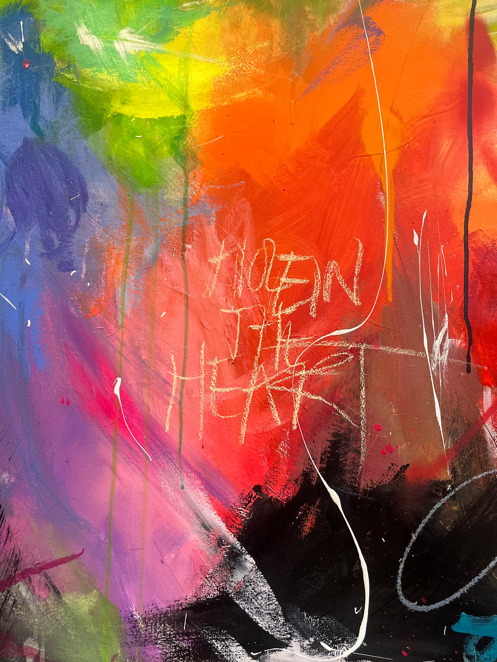 Abstract original OFF THE RADAR I