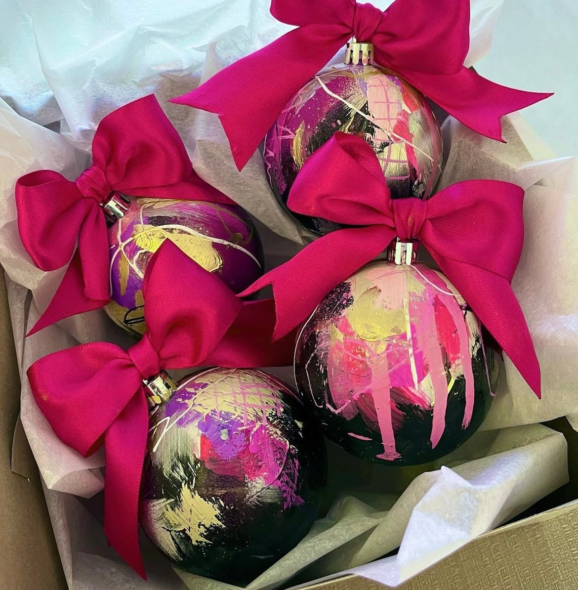 "Pre-Order: Hand Painted Ornaments - 2 Pack"