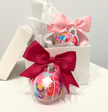 "Pre-Order: Hand Painted Ornaments - 2 Pack"