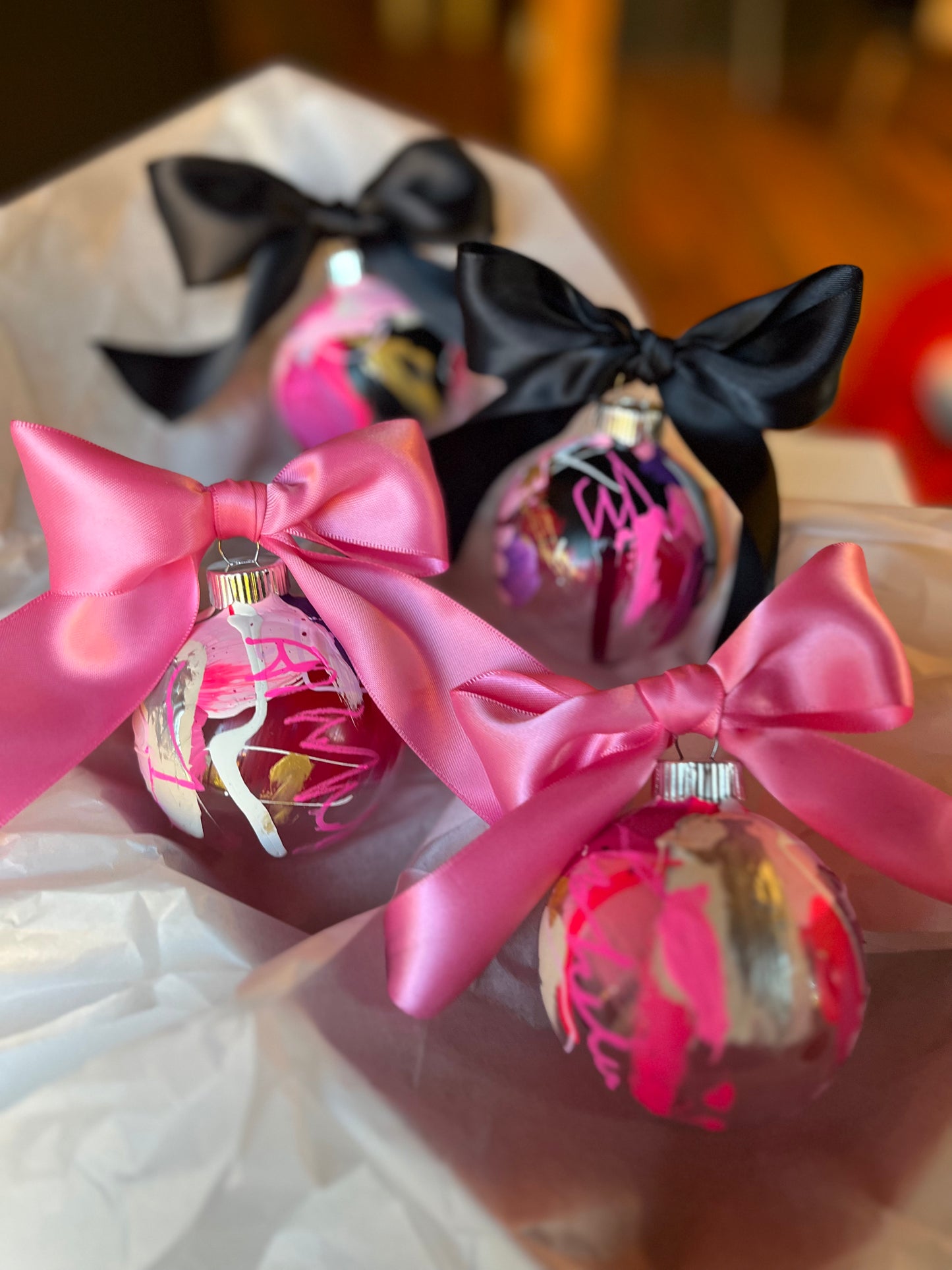 "Pre-Order: Hand Painted Ornaments - 2 Pack"