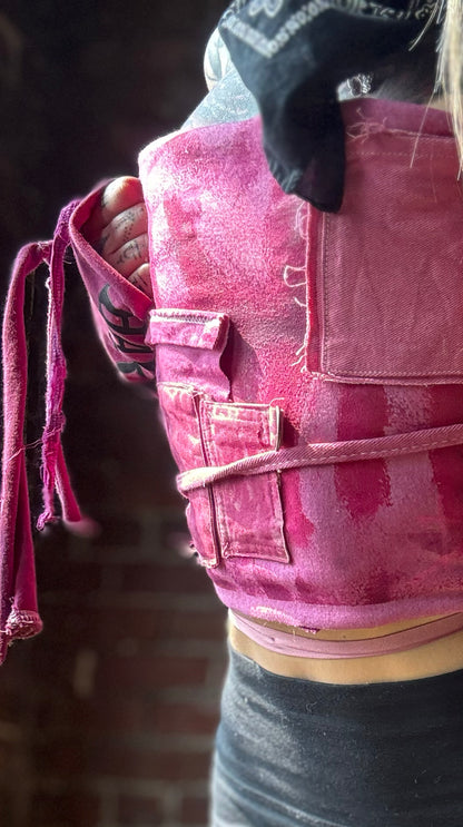 x Utility Corset Fuscia