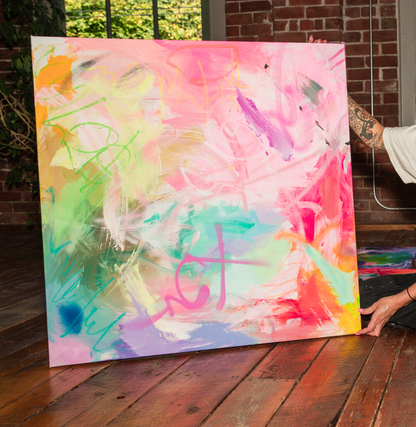 Abstract original  OFF THE RADAR II" SOLD