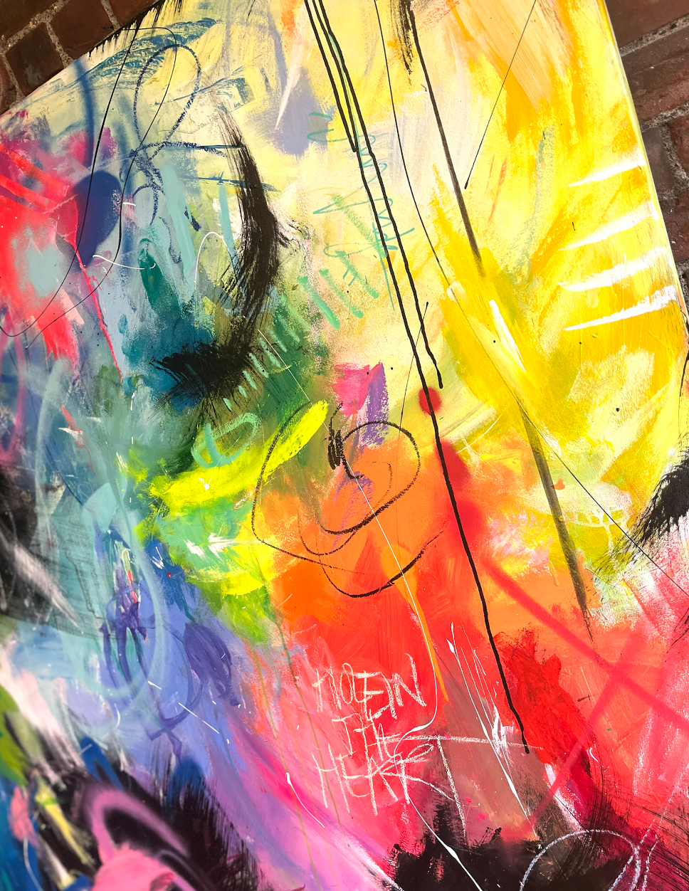 Abstract original OFF THE RADAR I