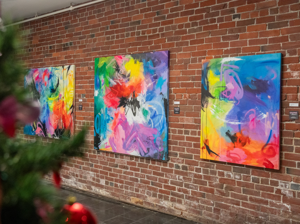 Abstract original OFF THE RADAR I