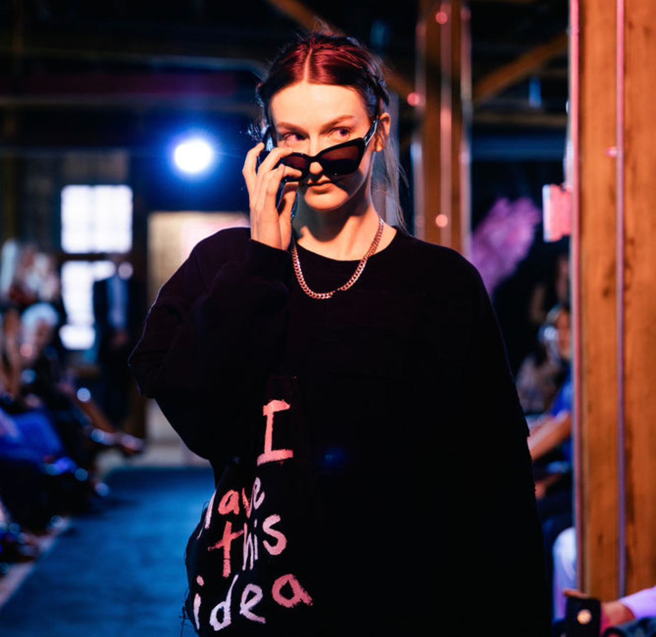 x IDEA Vintage Crew Neck Black