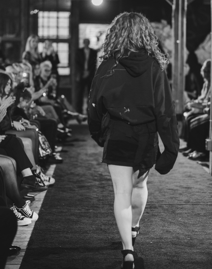 x Customized Cargo Mini Skirt Black