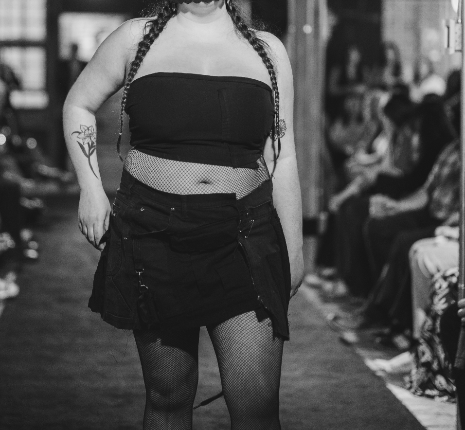 x Corset Scrap Top Black