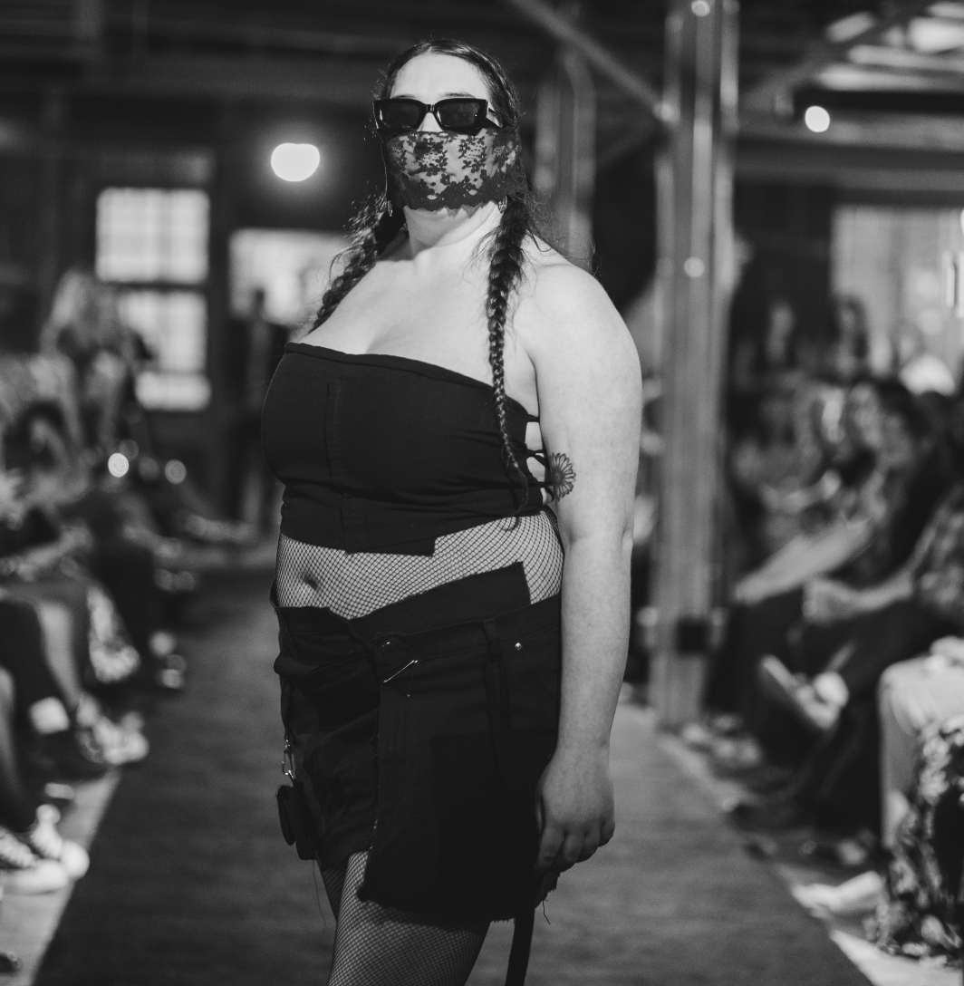 x Corset Scrap Top Black