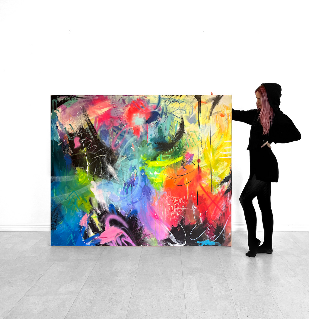 Abstract original OFF THE RADAR I