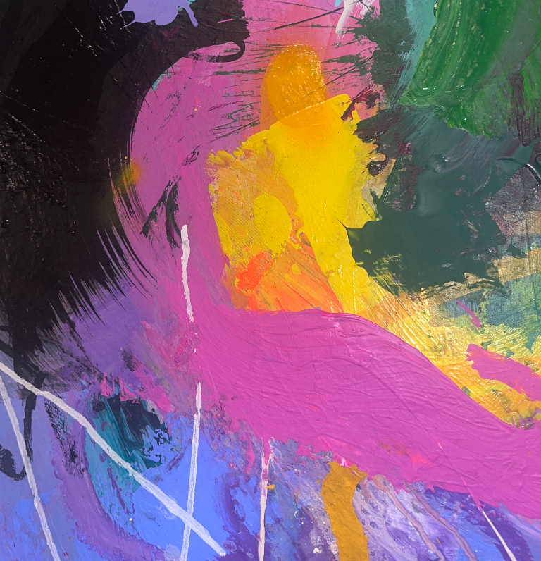 "Abstract Original OFF THE RADAR IV"