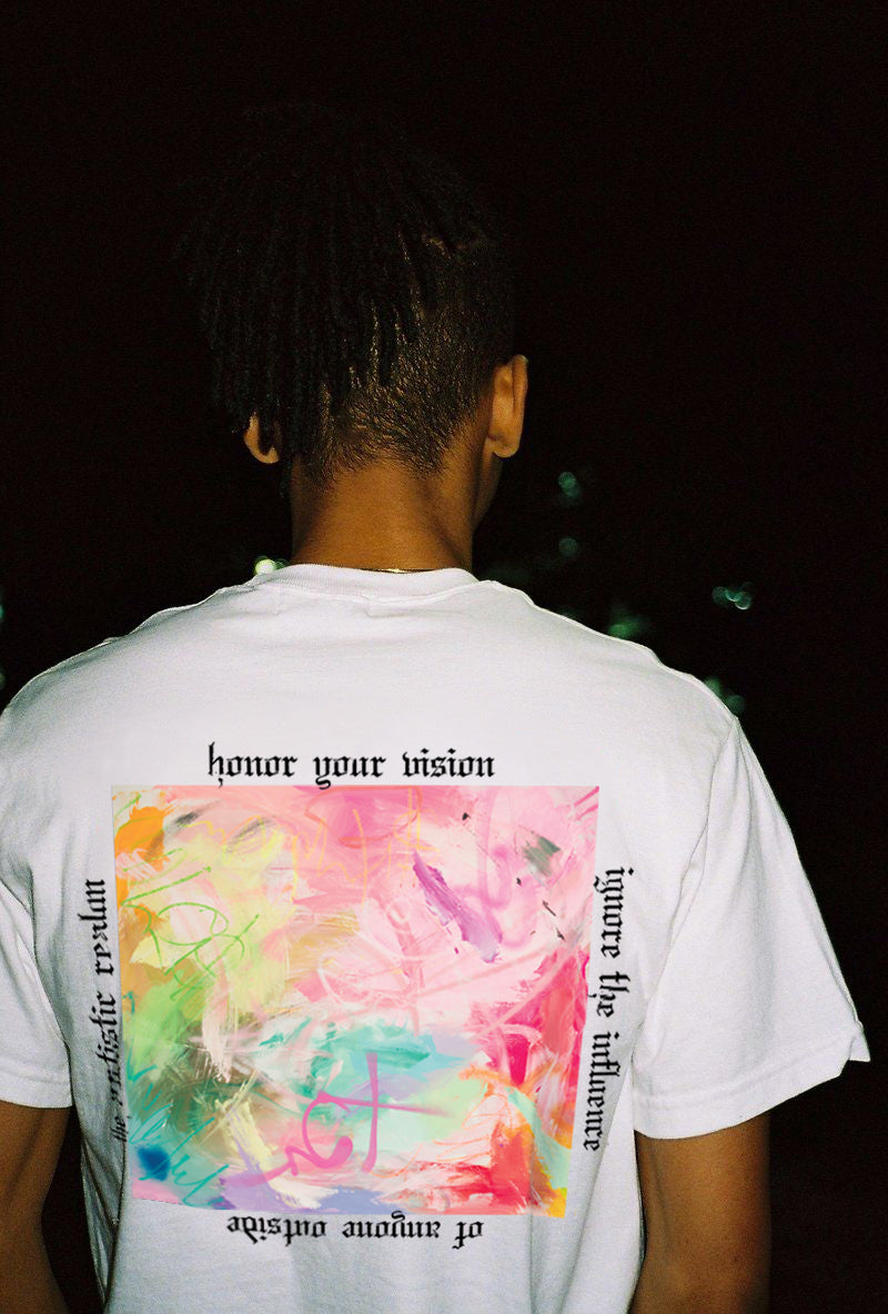 "HONOR YOUR VISION" Printed T-shirt