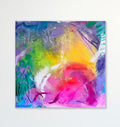"Abstract  MADE IN HEAVEN original hand painted acrylic mixed media on canvas