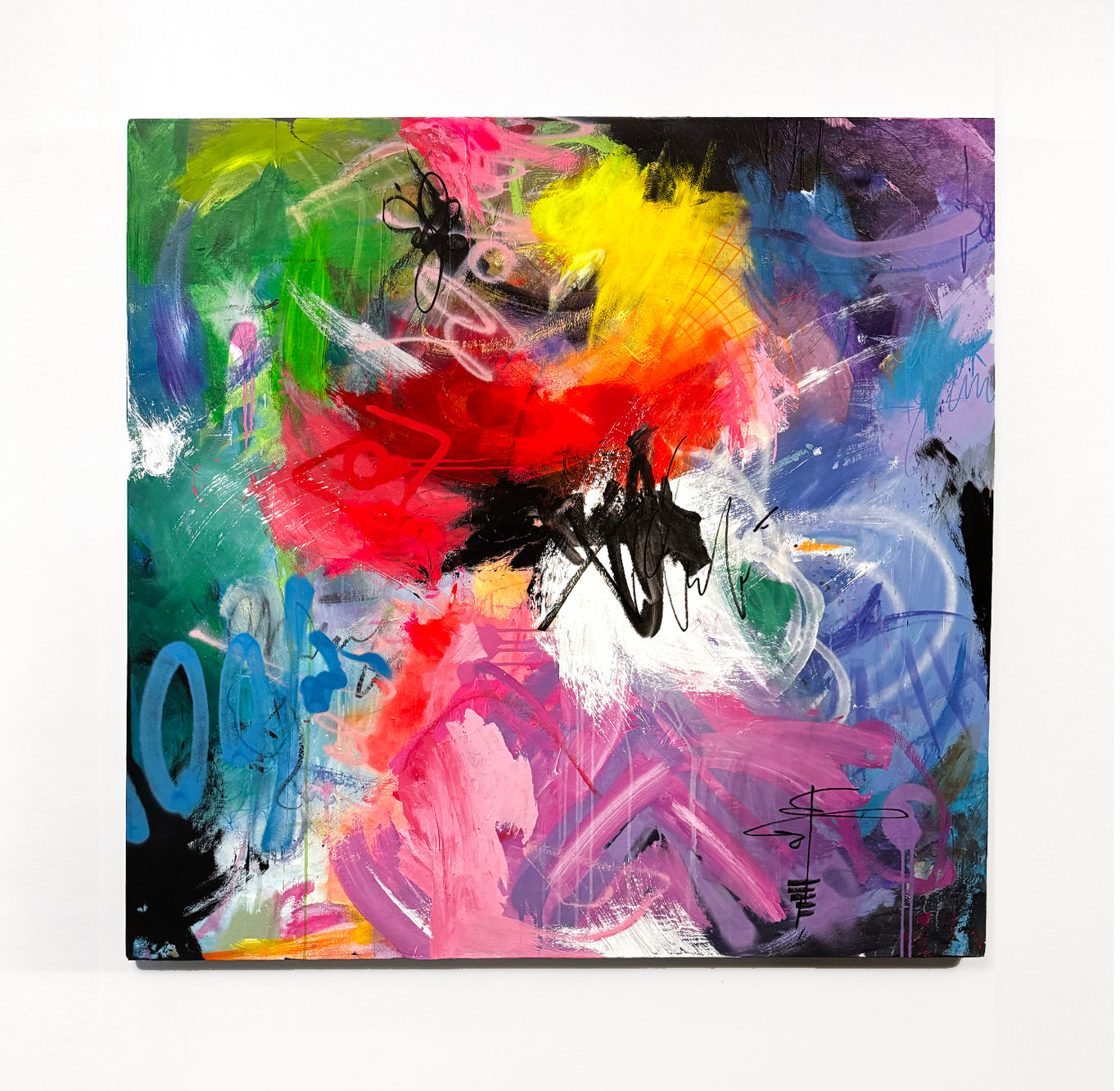 Abstract original OFF THE RADAR IV