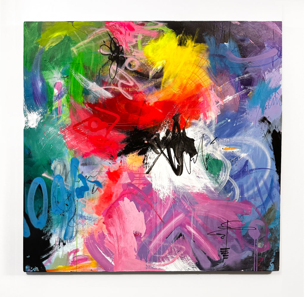 Abstract original OFF THE RADAR IV