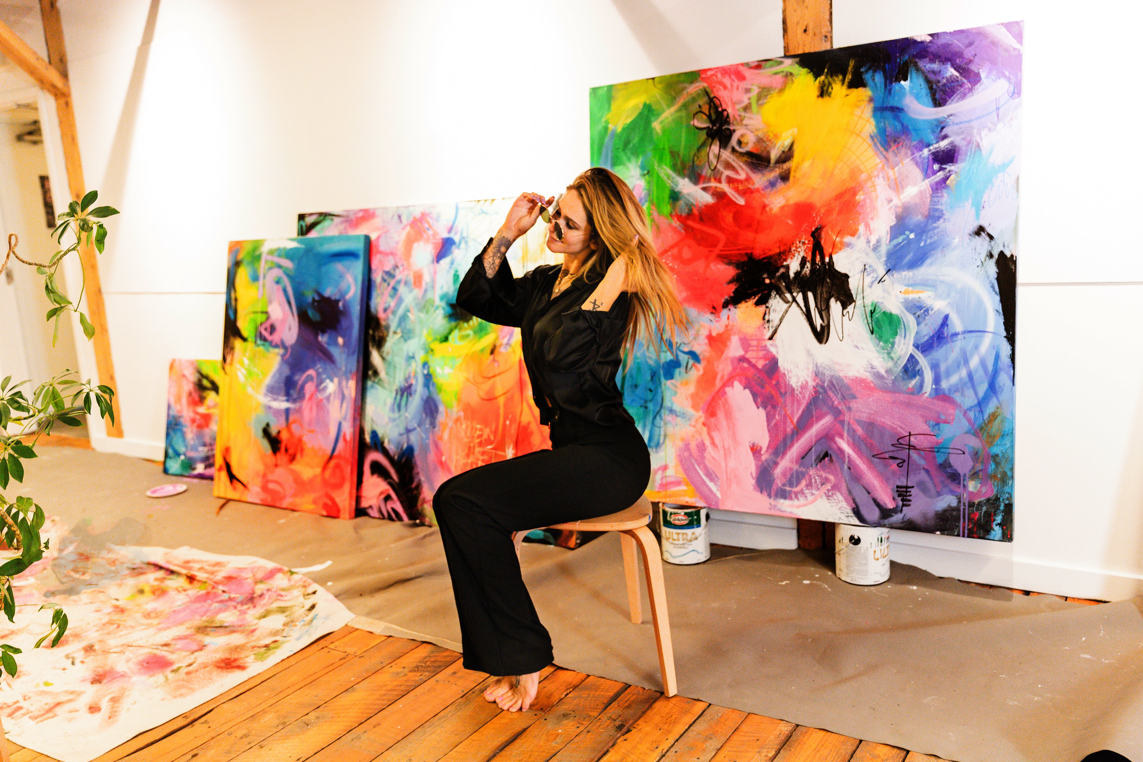 Abstract original OFF THE RADAR IV