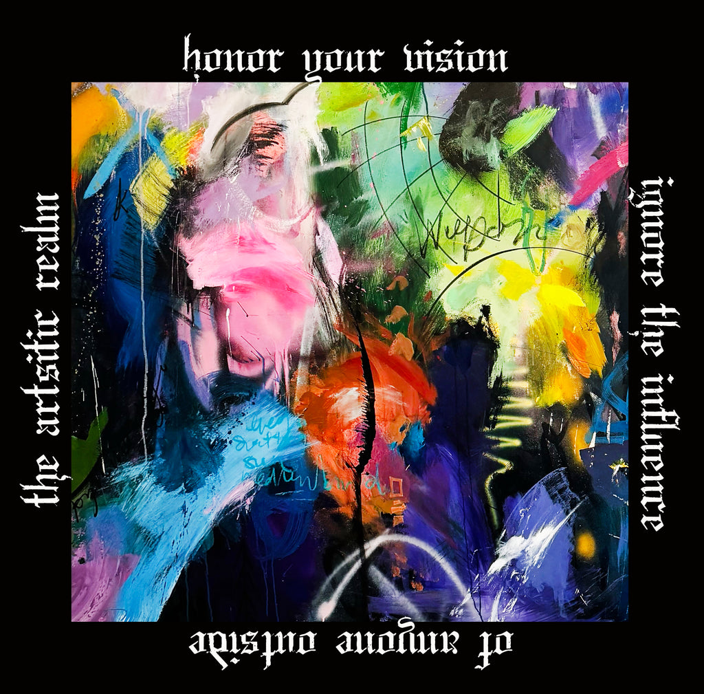 "HONOR YOUR VISION" Printed T-shirt