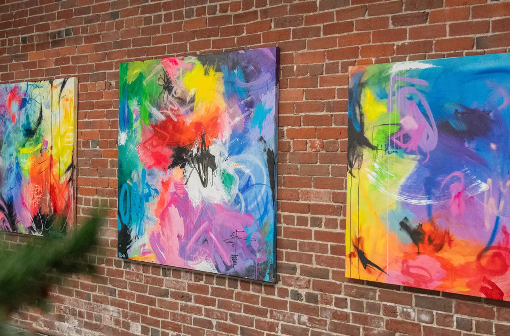 Abstract original OFF THE RADAR IV