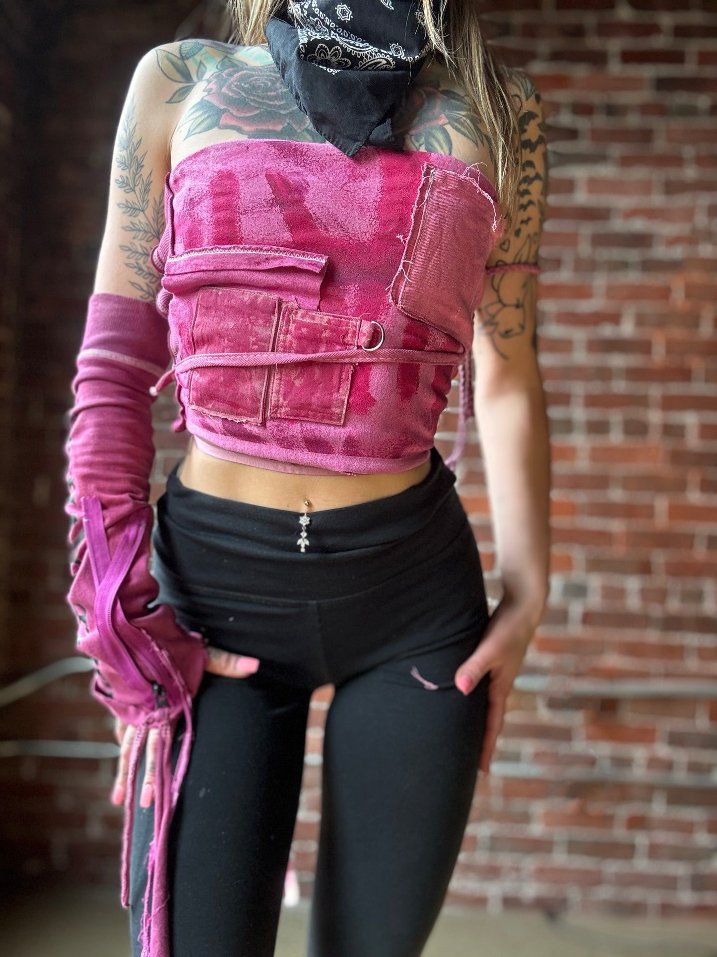 x Utility Corset Fuscia