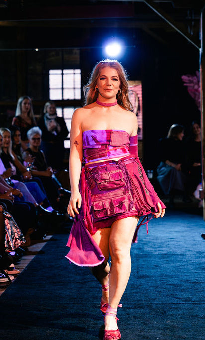 x Utility Skirt Fuscia