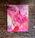Abstract original OFF THE RADAR" pink