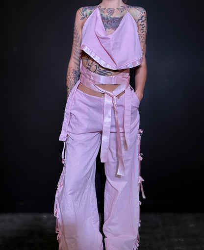 x Two-Piece Set from Repurposed Curtains