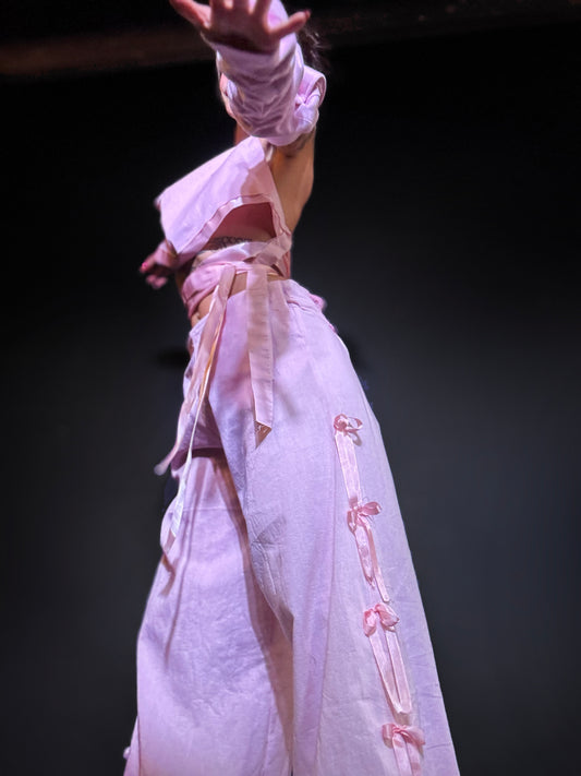 x Two-Piece Set from Repurposed Curtains