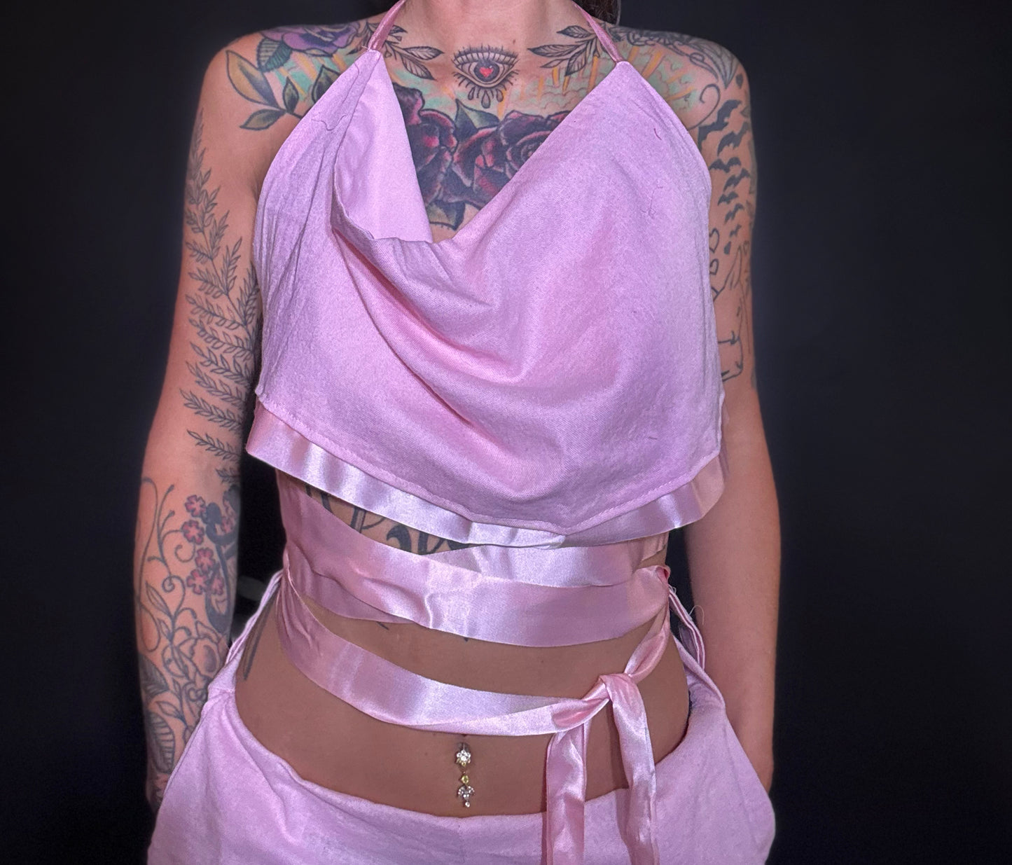 x Two-Piece Set from Repurposed Curtains