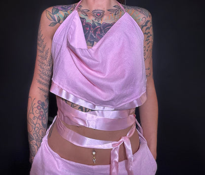 x Two-Piece Set from Repurposed Curtains