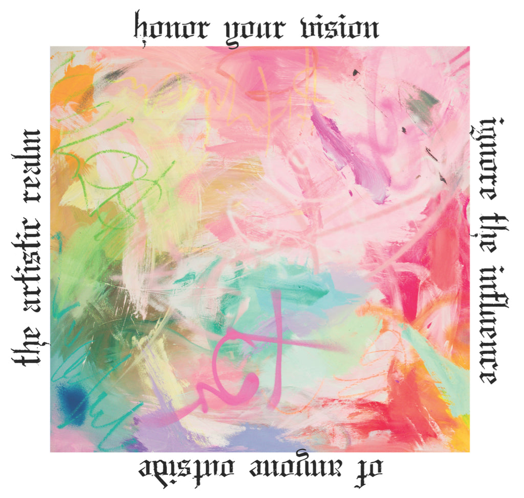 "HONOR YOUR VISION" Printed T-shirt