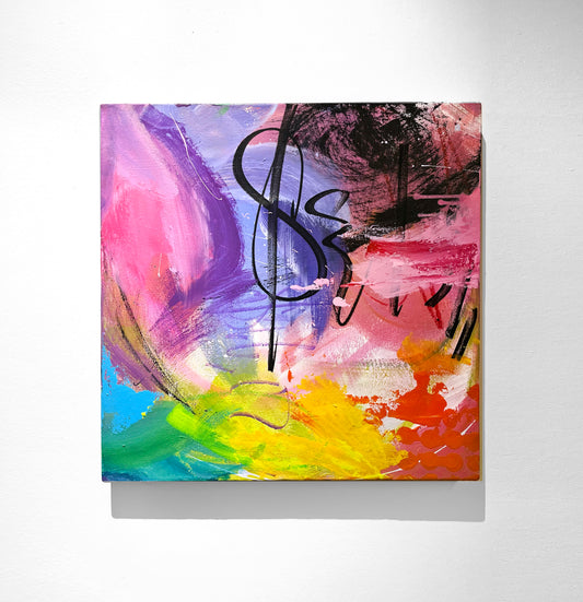 Abstract original UNCHAINED X"