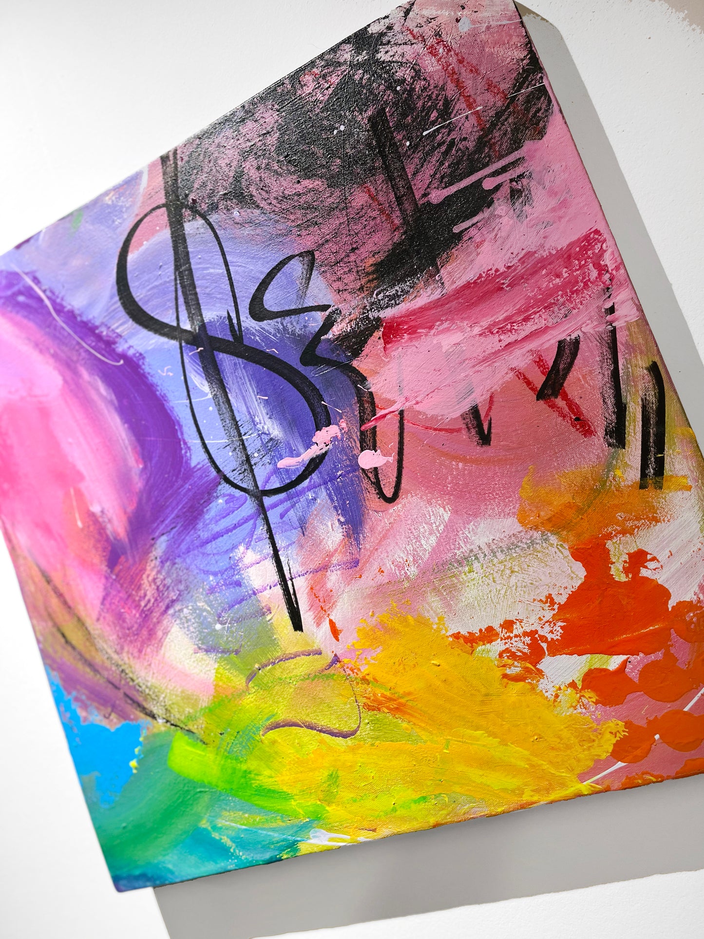 Abstract original UNCHAINED X"