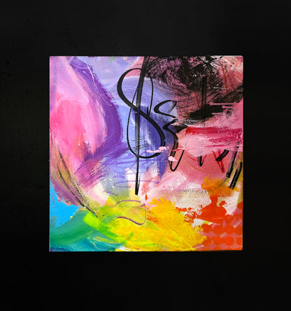 Abstract original UNCHAINED X"